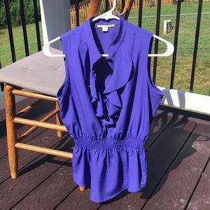 Gianni Bini purple silky top size small
